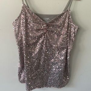 Lane Bryant Sequin Tank Top 18/20 Plus Size